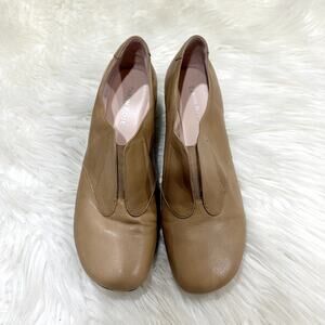 Taryn Rose Leather Wedge Slip On Loafer Sz 8.5